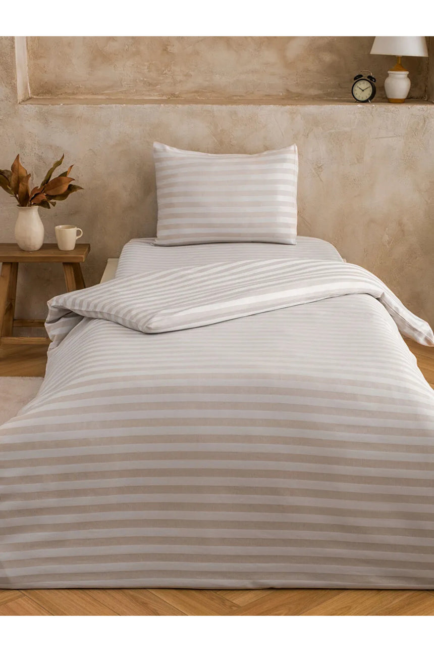 LCW HOME S6HE11B8 NVR,STRIPEBEJ-NVR-TK-TKM - Açık Kahverengi