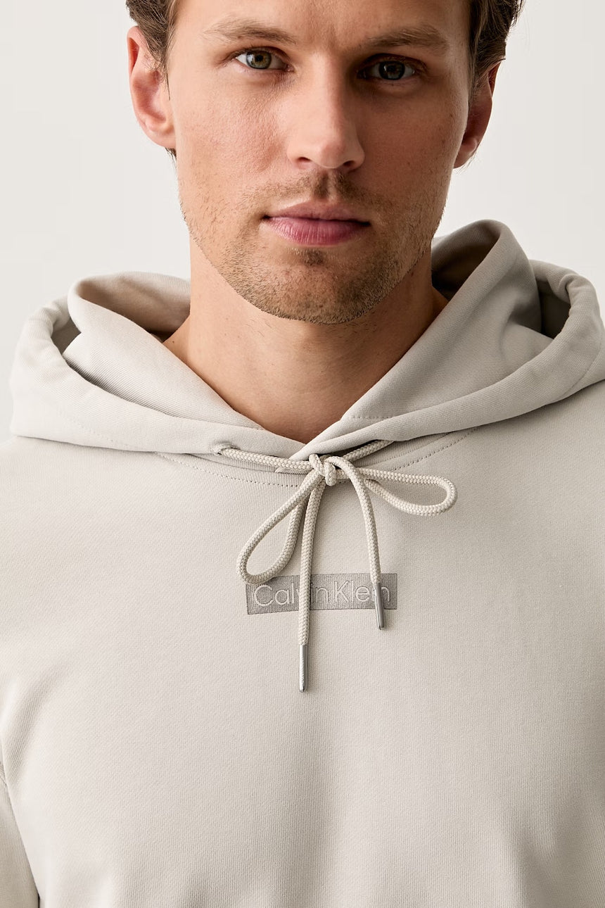 Calvin Klein Erkek LS 350TERRY EU SP GRAPHIC HOODIE LV04RG276G - Beyaz
