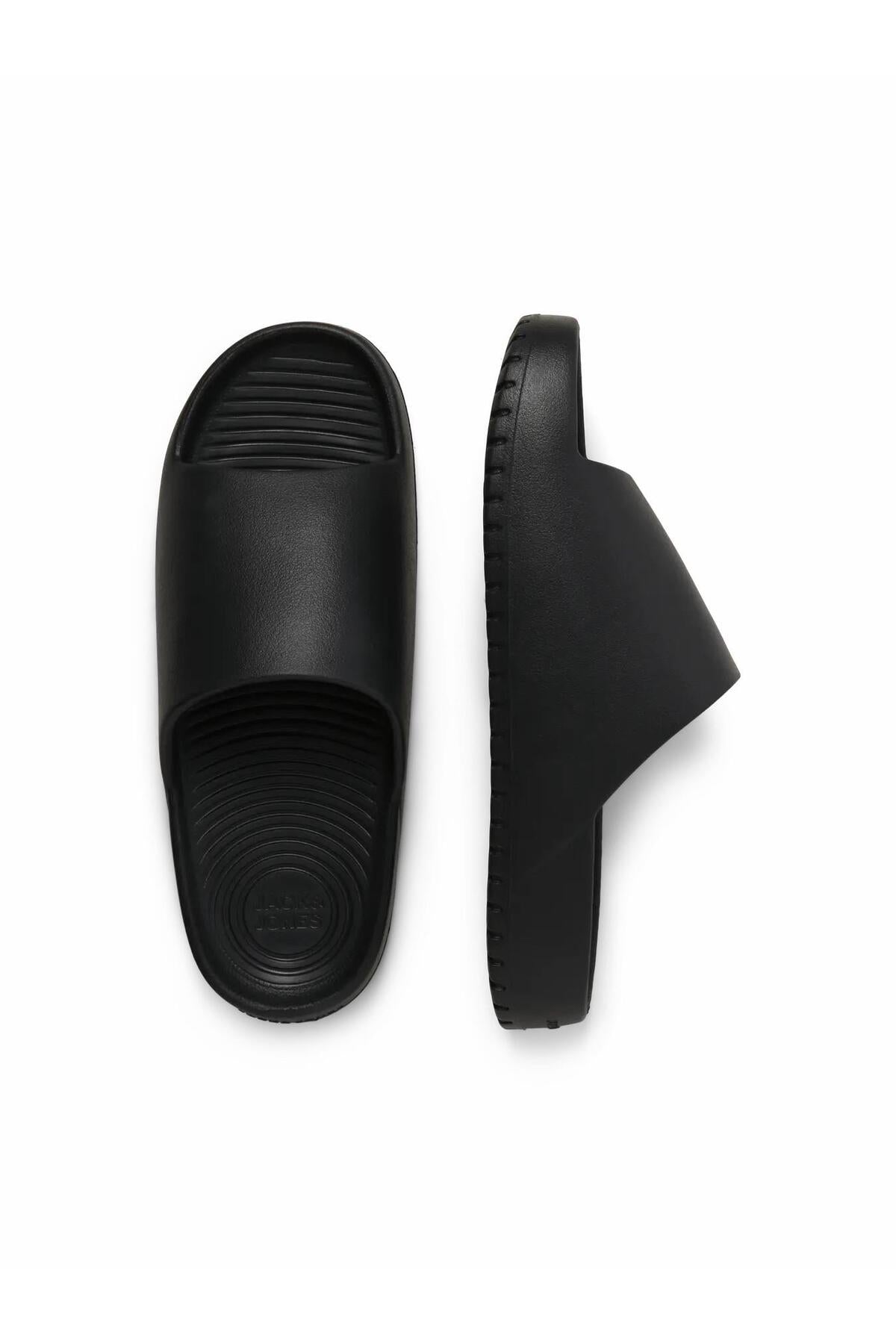 JACK&JONES JFWRIPPLE MOULDED SLIDER LN 12274637 - Antrasit