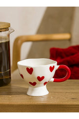 LCW HOME S61085B8 KUPA,HEART-KP - Beyaz
