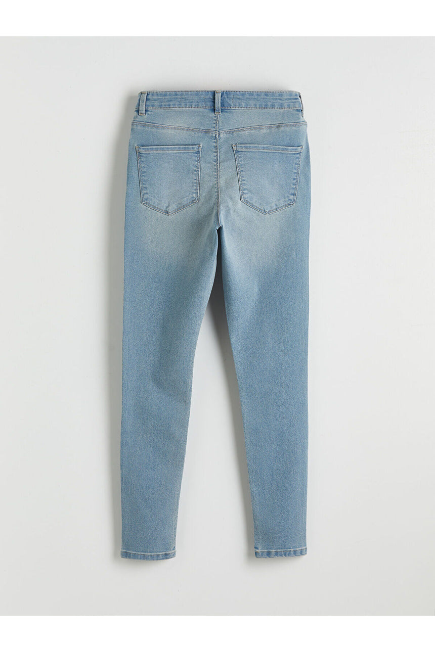 LCW KADIN S6CK79H8 PNT,JUPITER-WASH - Açık Çivit Mavisi