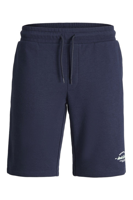 JACK&JONES JPSTGORDON BRANDON SWEAT SHORTS MID 12292136 - Koyu Lacivert
