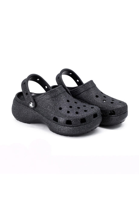 CROCS Classic Platform Glitter ClogW 207241 - Siyah