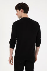 US POLO ASSN ERKEK TRİKO HIRKA 1920441 - Siyah