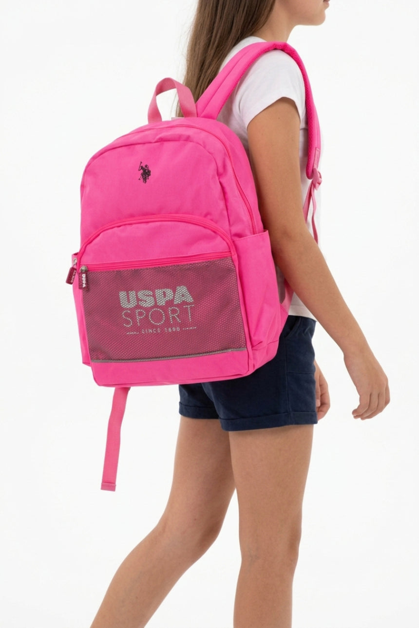 U.S. Polo Assn. Kız Çocuk Sırt Çantası 26091 - Pembe