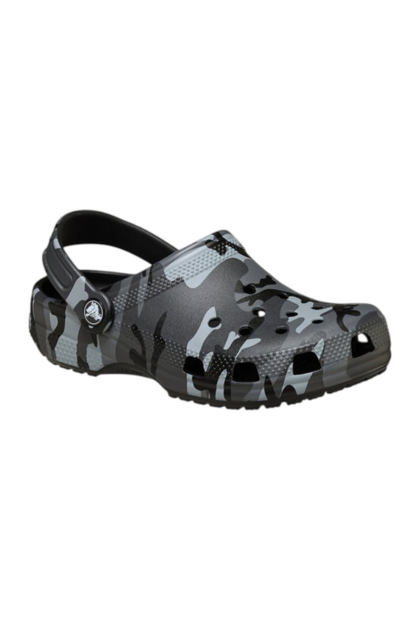 CROCS KIDS Classic Camouflage Clog K 211879 - Siyah-Yeşil