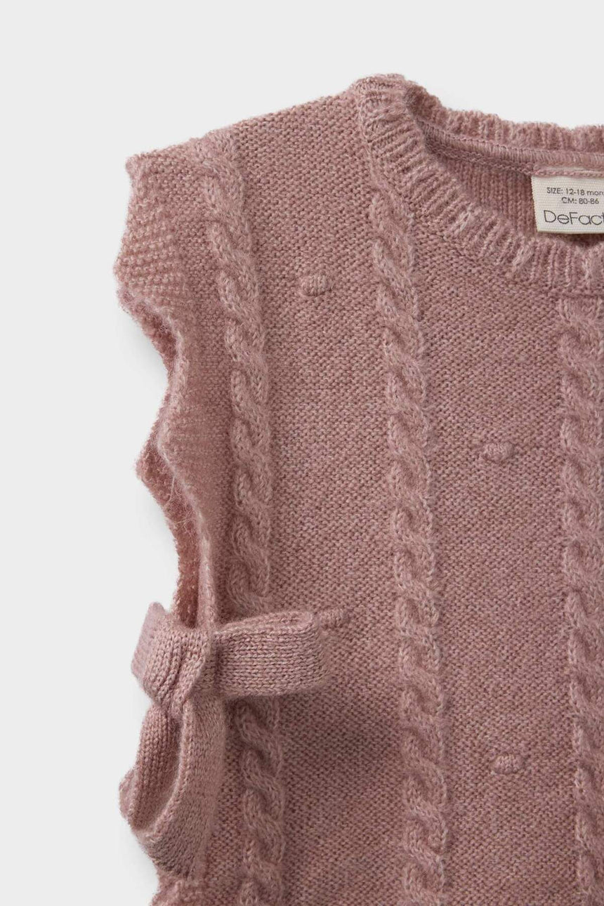 Defacto Çocuk Cardigan C8086A5 - Gül Kurusu