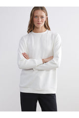 LC Waikiki Kadın Sweatshirt W5LE48L8 - Ekru