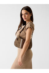 GUESS KADIN NOELLE II TOP ZIP SH HWSS9672180 - Kahverengi