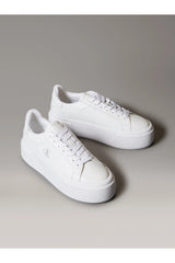 Calvin Klein Kadın FLATFORM LACE UP LTH YW0YW01928 - Beyaz