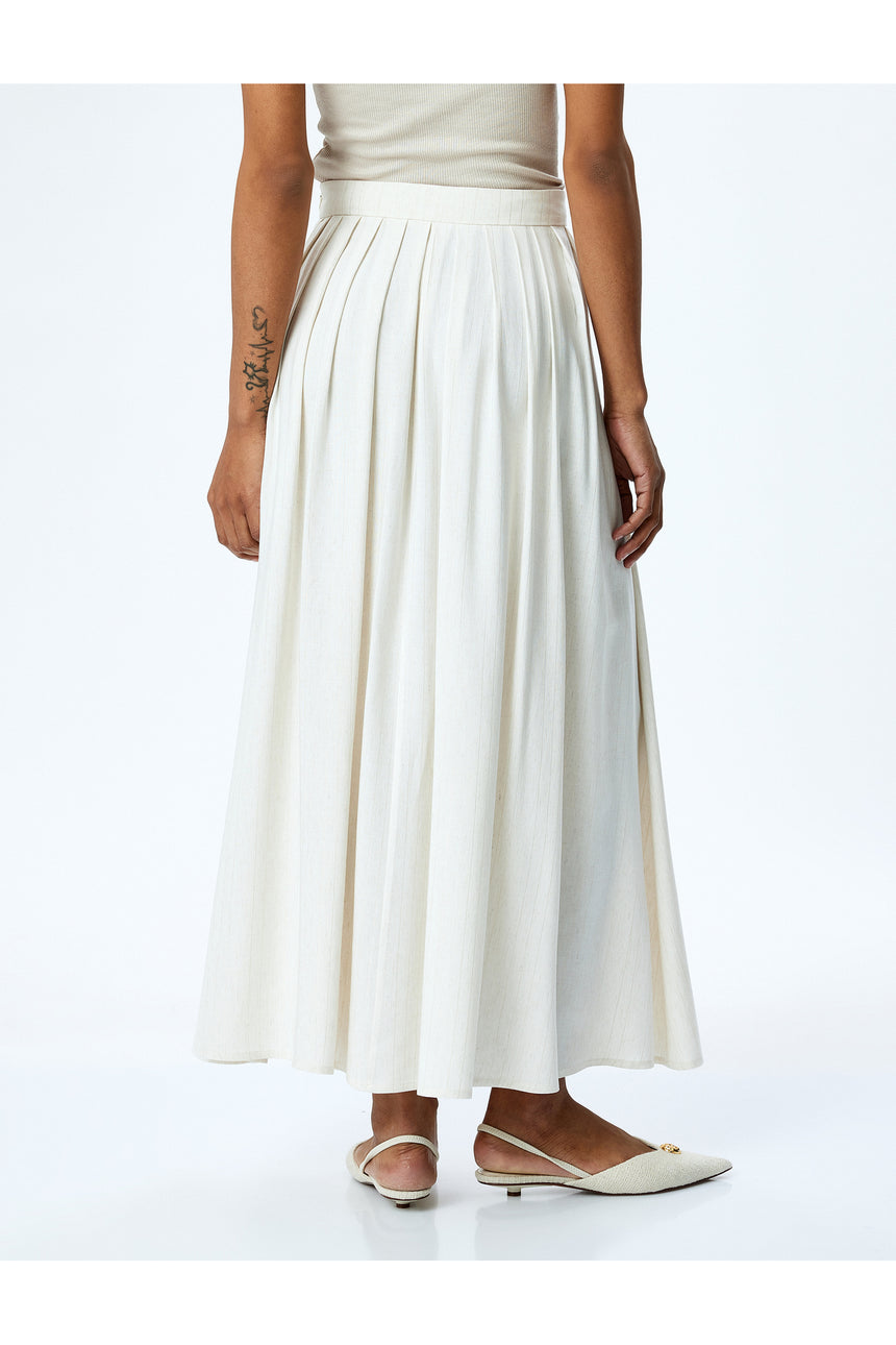 KOTON KADIN SKIRTS 5SAK70086UW - Bej