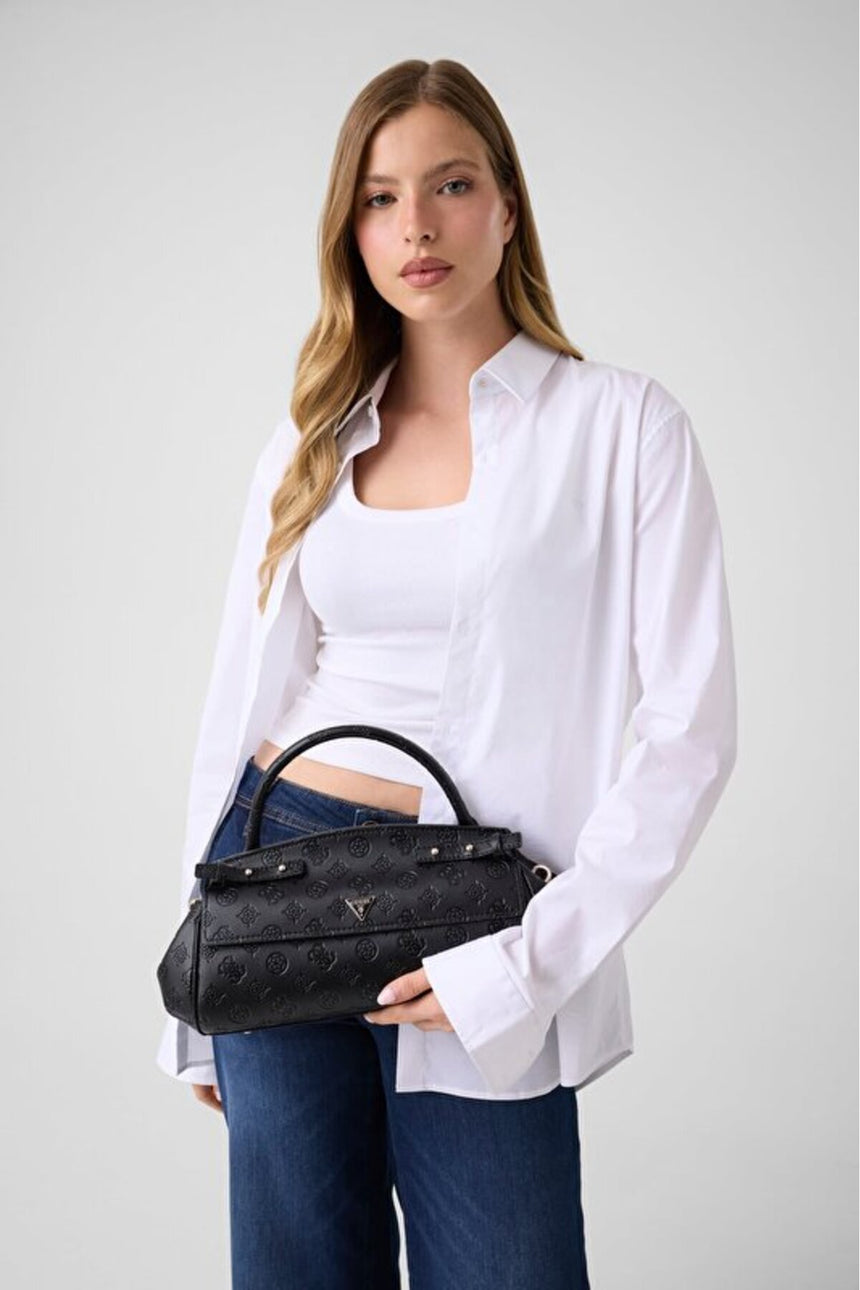 GUESS KADIN DIANA TOP HANDLE FLAP HWPD9727200 - Siyah