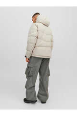 jack&jones puffer 12239001 - Bej/ Açık Gri