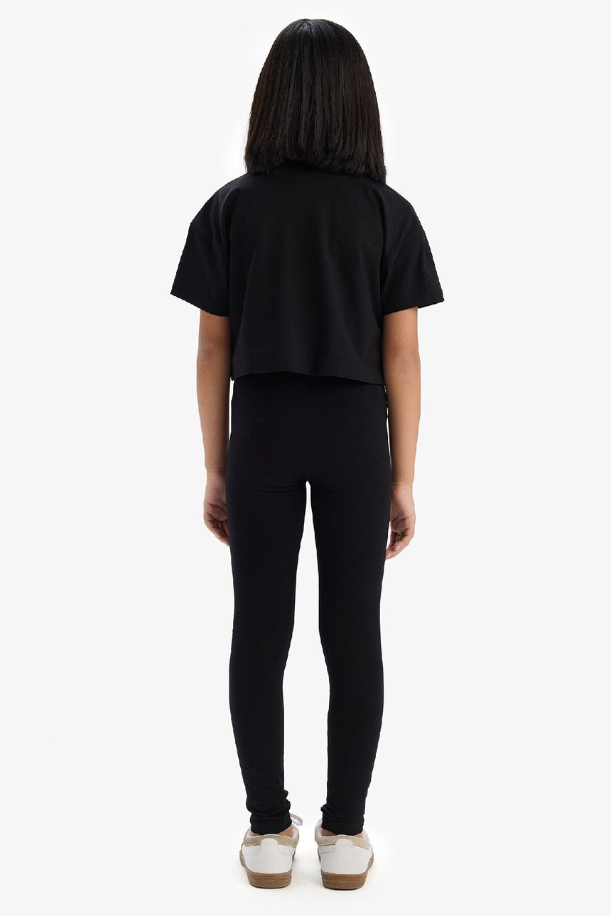 Defacto Çocuk Knitted Bottom B5654A8 - Siyah