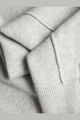 JACK&JONES JORVESTERBRO SWEAT QUARTER ZIP HN NOOS 12268183 - Açık Gri