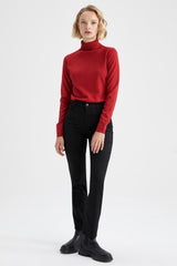 Defacto Kadin Pullover H1651Az - Kırmızı