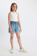Defacto Çocuk Short B8113A8 - Açık Mavi