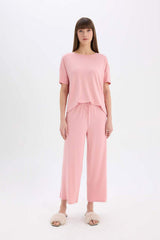 Defacto Kadın Knitted Sets D8454Ax - Gül Kurusu