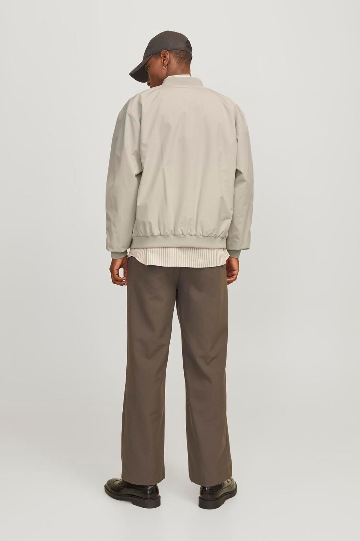 Jack & Jones Charge Erkek Bomber Ceket 12288895 - Bej / Açık Gri