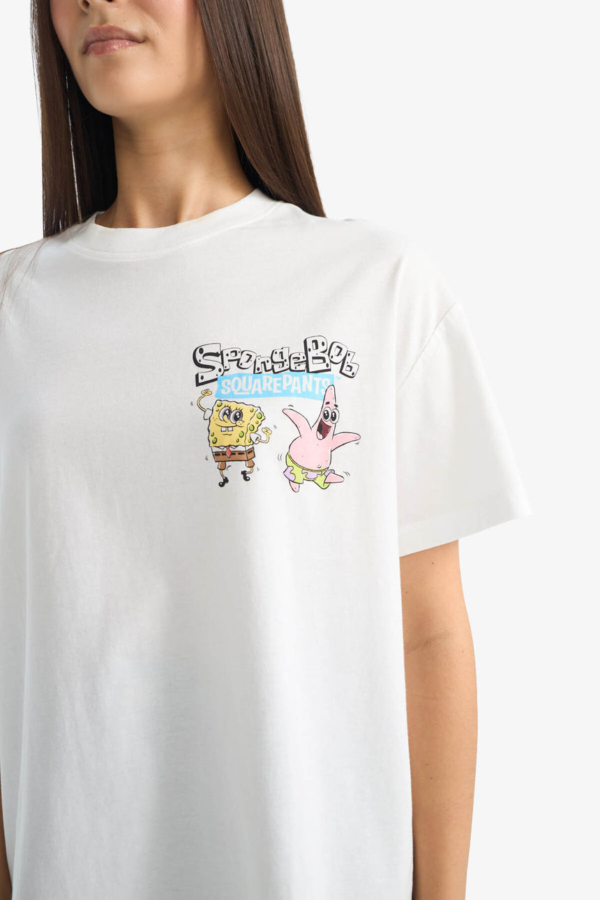 Defacto Kadın Short Sleeve T-Shirt G0847AX - Kırık Beyaz
