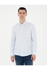 pierre cardin erkek dokuma gömlek 1836790 - Buz Mavisi
