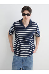 LCW ERKEK S6OJ22D8 KK.TSH,XM-NAUTICAL-POLO - Koyu Lacivert