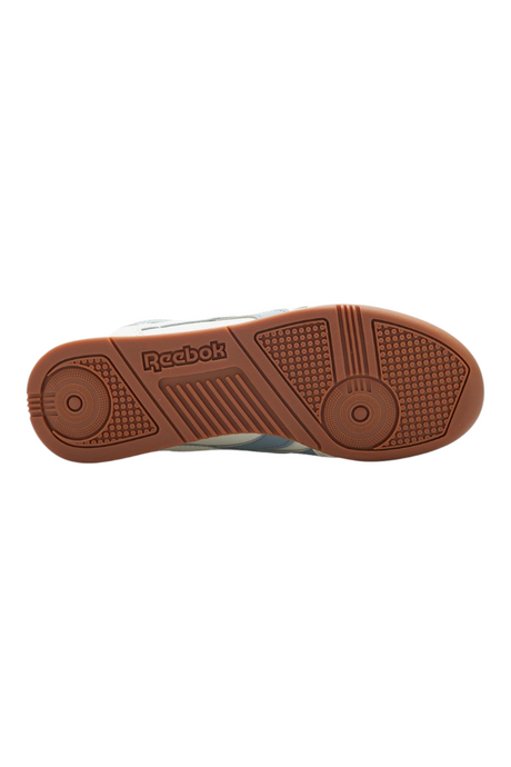 Sporline Reebok Campio Xt kadın sneaker, kırık beyaz ve mavi renkli, dayanıklı kauçuk tabanlı spor ayakkabı