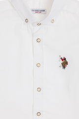 US POLO ASSN ERKEK COCUK DOKUMA GÖMLEK 1840451 - Kırmızı