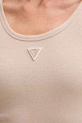 Guess Olympe Kadın Atlet V6YP09K4312 - Krem