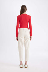 Defacto Kadın Trousers S2790Az - Ekru