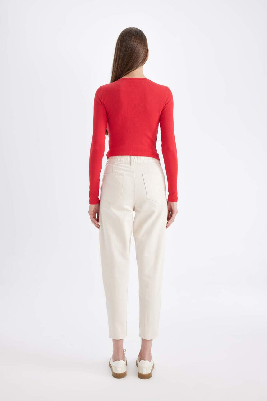 Defacto Kadın Trousers S2790Az - Ekru