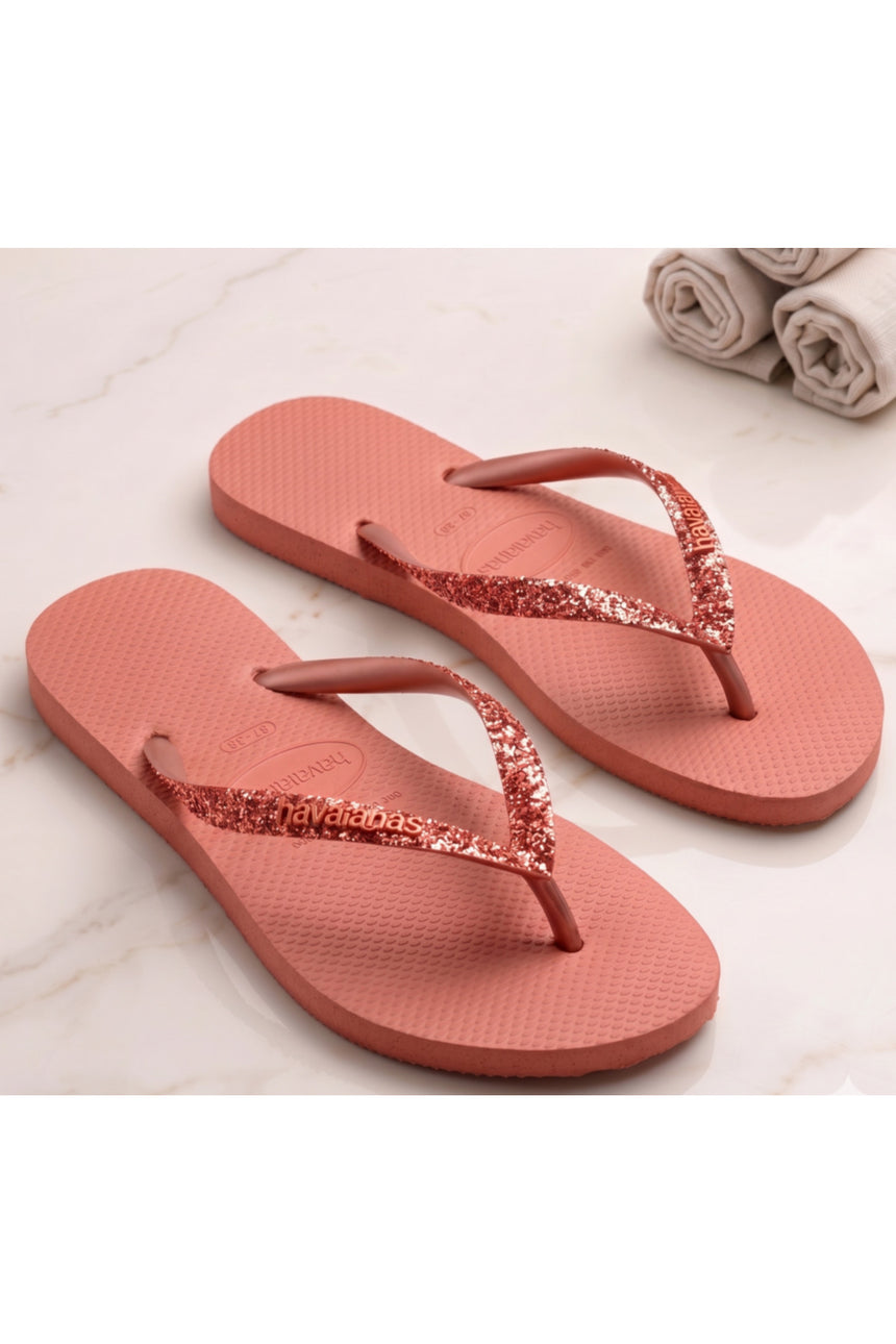 HAVAİANAS SLIM GLITTER 2 4146975 - Bej