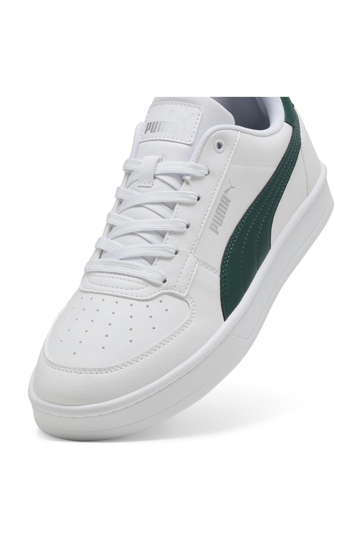 Puma Caven 2.0 Unisex Sneaker 392290 - Beyaz/Koyu Yeşil/Gümüş