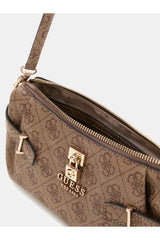 GUESS KADIN YESBA MINI TOP ZIP HWSG7833720 - Açık Bej/ Kahverengi