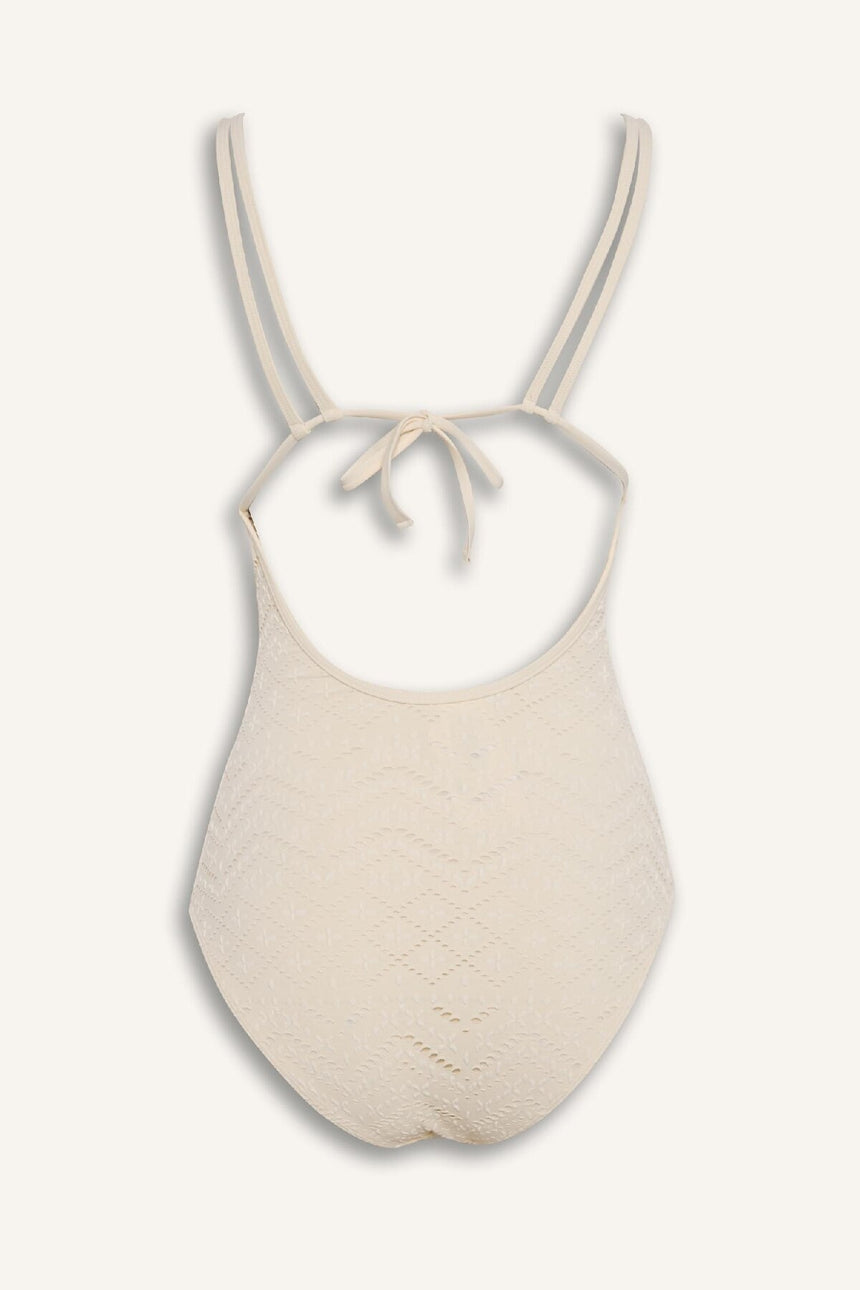 Defacto Kadın Swimsuit B6898AX - Ekru