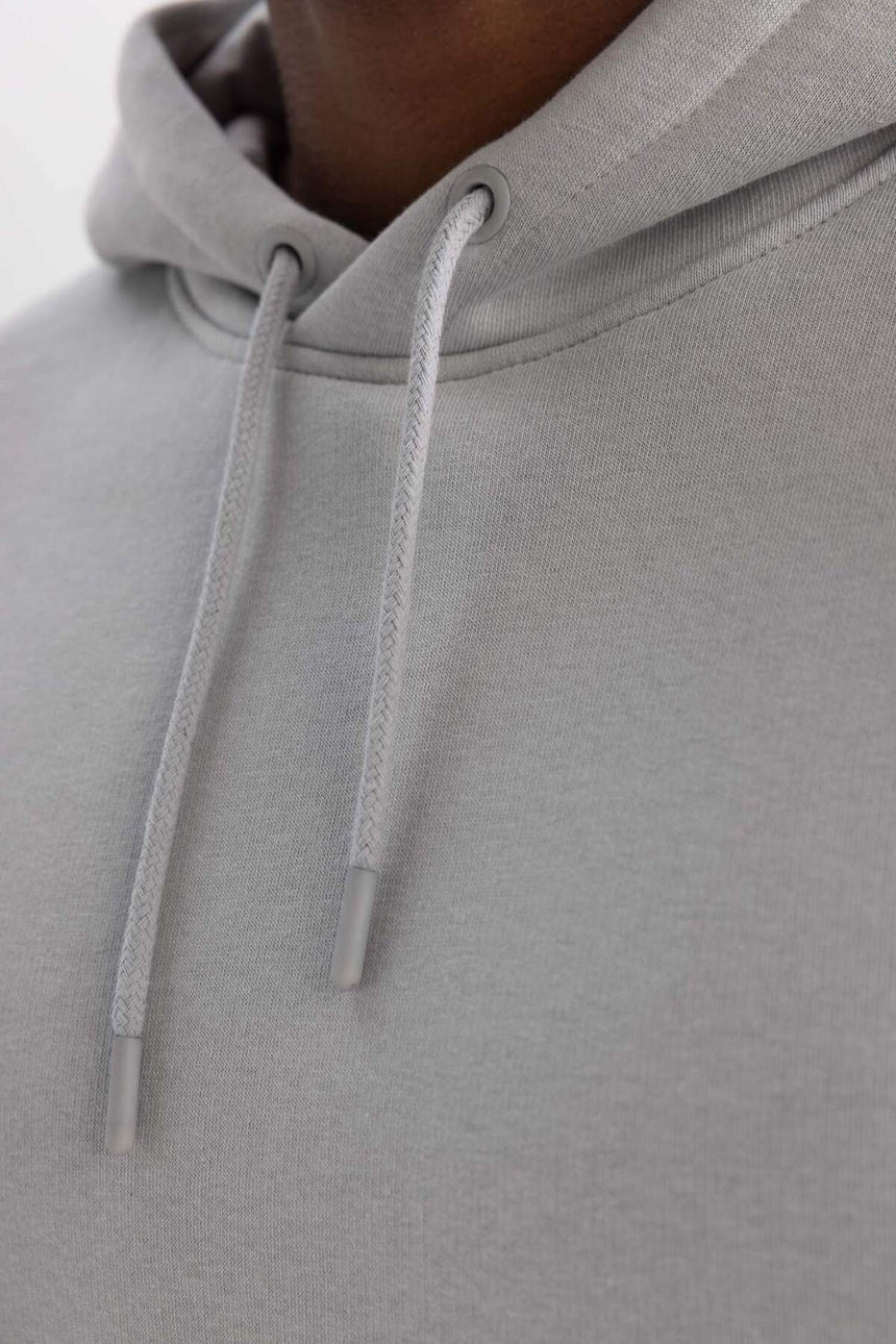 Defacto Erkek Sweat Shirt X8283AZ - Açık Gri