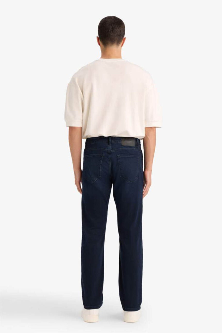 Defacto Erkek Denim W7086AZ - Mavi/Siyah