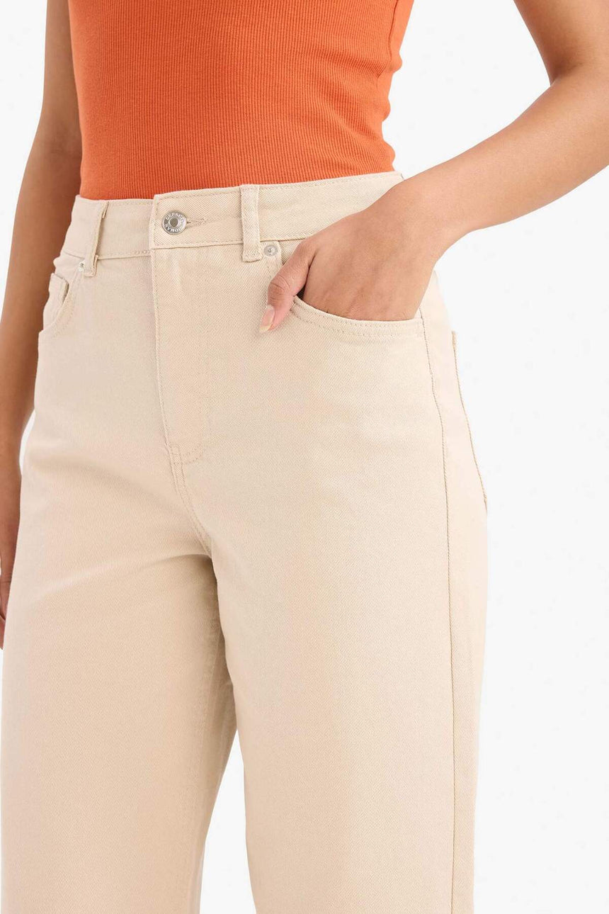 Defacto Kadın Trousers C7535AX - Açık Kahve
