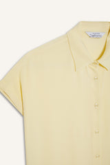 Defacto Kadın Short Sleeve Shirt N7819Az - Açık Sarı
