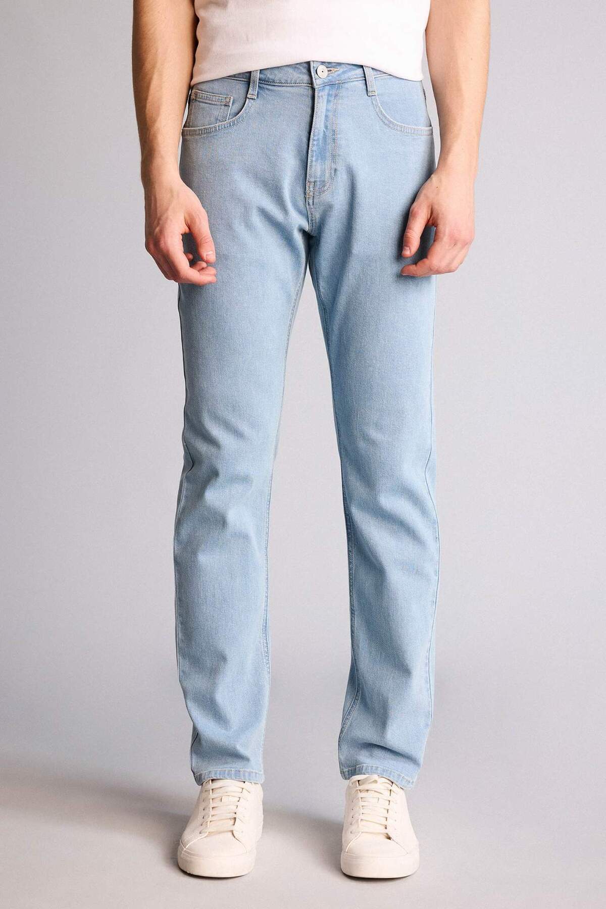 Defacto Erkek Trousers E7268AX - Açık Mavi