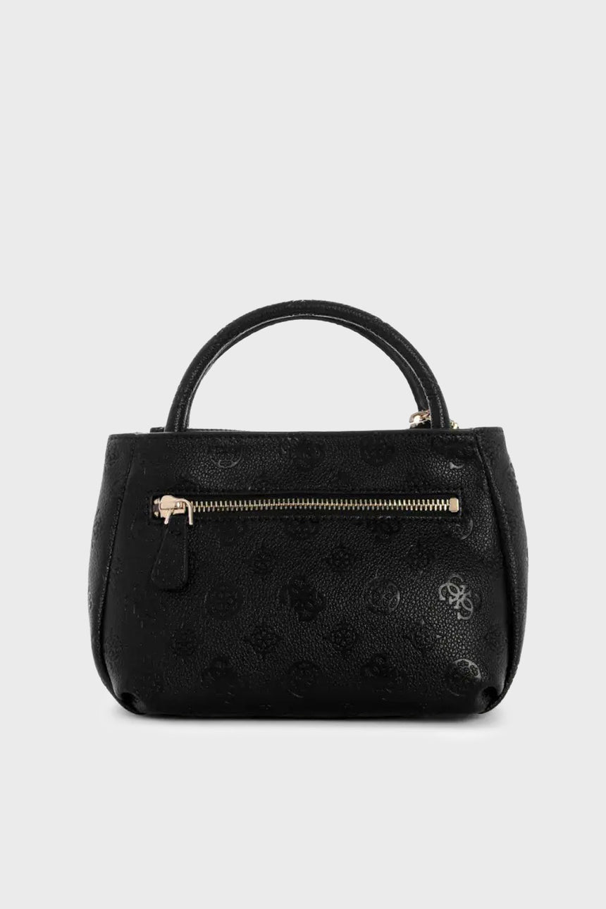 GUESS KADIN ELLA LOGO LRG GFRIEND SATCHEL HWPD9746060 - Siyah