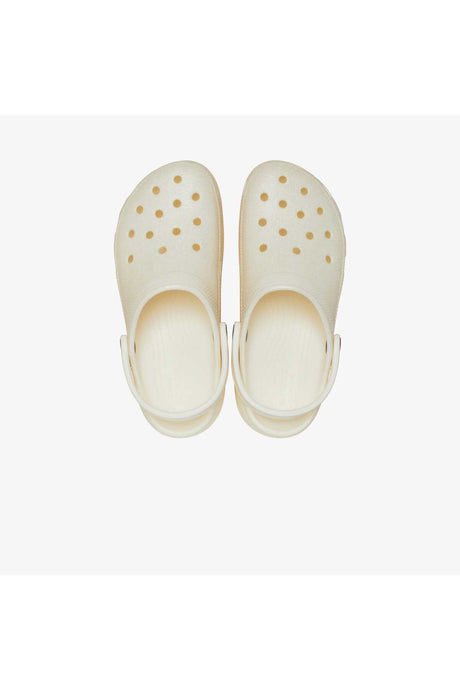CROCS Classic Platform Glitter ClogW 207241 - Kırık Beyaz