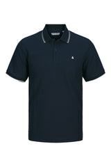 JACK&JONES JJEAUSTIN POLO SS NOOS PLS 12274980 - Koyu Mavi