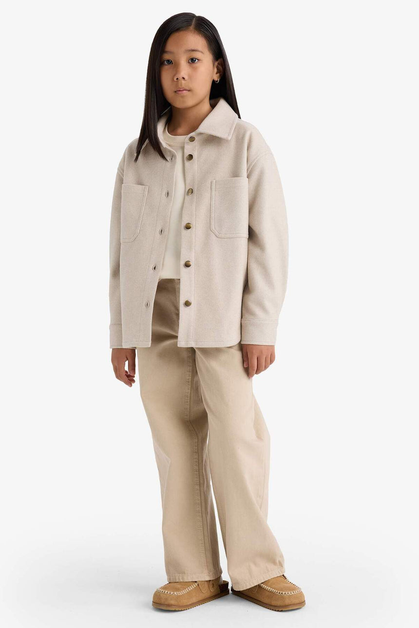 Defacto Çocuk Long Sleeve Shirt F2271A8 - Ekru