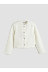 LCW KADIN S6OD27B8 CKT,CHANY-JACKET-TR - Ekru