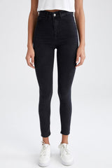 DEFACTO KADIN Y2909AZ Trousers - Antrasit
