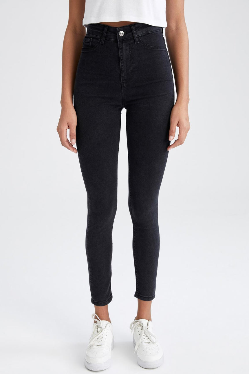 DEFACTO KADIN Y2909AZ Trousers - Antrasit