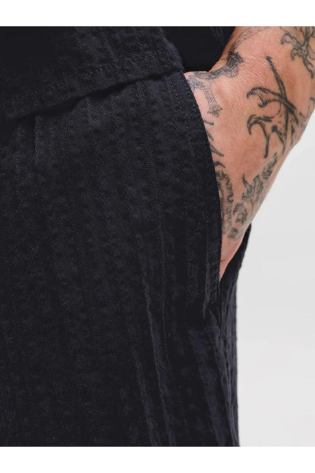 JACK&JONES JPSTJAIDEN TYSON JOGGER SHORT 12289531 - Siyah