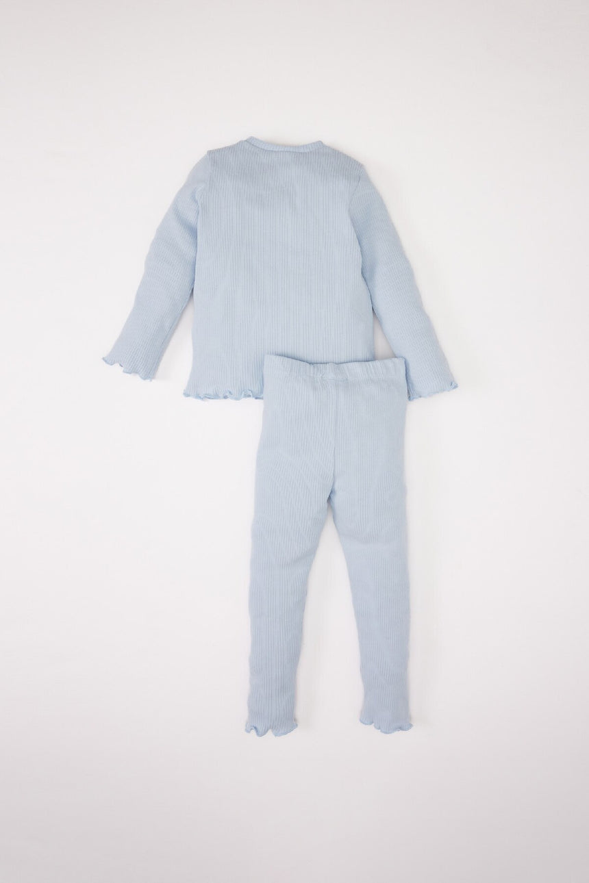 Defacto Çocuk Knitted Set Y1122A2 - Açık Mavi