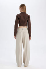 Defacto Kadın Trousers D8150AX - Siyah